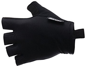 Santini 365 Brisk - Guanti con dita corte, taglia M, colore: Nero