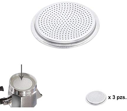 Filtro Cafetera Aluminio Classic/Inducción 12 Tazas (3 Unidades)