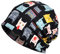 Mütze Damen Herren, Slouch Beanie Mütze Weich Laufende Beanie Mütze Baumwolle, Dünne Schlafmütze Turban Chemo Kopfbedeckung für Haarausfall, Leichte Atmungsaktiv Chemo Mütze Jersey Longbeanie Cap