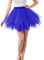 Karneval Damen 80er àœbergröße Königsblau Puffy Tüllrock Tütü Röcke Tüll Petticoat(MEHRWEG), Königsblau, XL/XXL/XXXL