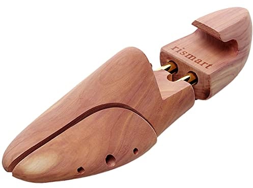 rismart Cedarwood Shoe Tree, Shoe Shaper for Men Women 100% Natural Wood Made(UK6-6.5,Brown)