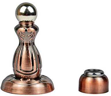 Dreneco Zinc Alloy Anti-Collision Magnet Door Stop Magnetic Door Stopper Door Holder, Red Bronze, 2 Pieces