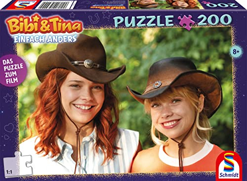 Schmidt Spiele Bibi & Tina 5 Beste Freundinnen für immer, Kinderpuzzle, Kinder Puzzle, Kinderpuzzles, 200 Teile, 56429