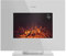 Cecotec Camino elettrico Ready Warm 2700 Design fiamme bianco. 2000 W, dimensioni 26, 2 livelli di potenza, supporto da pavimento, telecomando, timer, 25 m2 (05832)