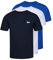 DKNY Men's Giants T-Shirt, Navy/White/Blue, M (Pack of 3)