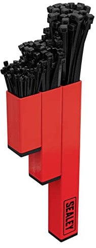 Sealey APCTH - Supporto magnetico per fascette fermacavi, colore: Rosso