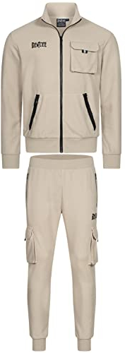 BENLEE Herren Trainingsanzug schmale Passform CAMARILLO M, Sand/Black