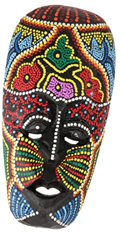 predolo Afrikanische Maske Afrikanisches -Masken-Handwerk, 10x20CM