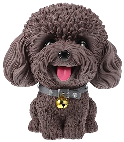 Cabilock Hund Sparschwein Neuheit Münzbank Cartoon Hund Figur Hündchen Statue Sparschwein in Hundeform Hund Geld Bank Sparbüchse Für Welpen Hundefigur Unzerbrechlich Anti-Fall Kind