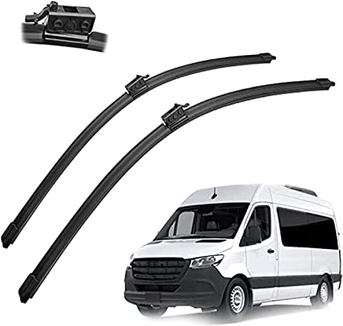 2Stück Auto-Windschutzscheibe Scheibenwischer,Für Benz Sprinter 2018 2019 2020 2021 Scheibenwischerarm Blatt Austausch Teile Autozubehör.