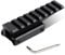 ToopMount Fast Optic Riser Mount Base Standard Picatinny Rail 8 Slots 3.5 Length 0.9 Height Short Mount Rail Adapter Forward Offset Rail Mount Accessories Lightweight