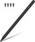 Pencil 2. Generation für iPad (2018-2025), Pencil für Pad mit Palm Rejection und Neigungssensitivität, Pen für Pad Pro 13''/12,9''/11'', iPad 10-6, Mini 6/5, Air 5/4/3/M2 (Sch)
