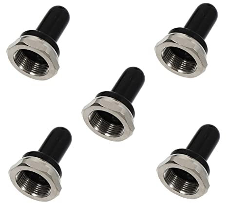 BUGUUYO 5stücke Teiliges Wasserdichte Kippschalter Schutzkappen Aus Strapazierfähigem Gummi Staubdichte Abdeckungen Silikon Für Sicherheitsabdeckung Von Schaltern Geeignet Für Zuhause