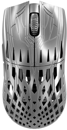 PWNAGE Trinity Wireless Gaming Mouse 8kHz - 39 Grams Ultralight Esports Pro Gamer Flawless Professional Custom Xero PAW3950 Optical Sensor 36,000 DPI - 8000Hz -100% PTFE Skates Symm 2 -Platinum