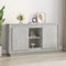 FARBUROI Sideboard Betongrau 102x35x60 cm Holzwerkstoff,Modernes Sideboard aus Holzwerkstoff in Betonoptik mit viel Stauraum für Wohnzimmer und mehr Schränke
