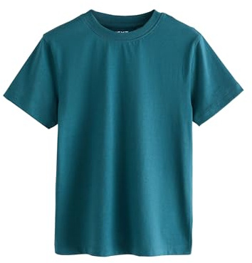 NEXT Jungen Reguläre Passform Regular Fit Kurzarm-T-Shirt Türkisblau 146