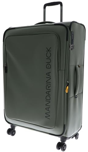 Mandarina Duck Eco Coated Exp Trolley Pine Green Khaki 78cm