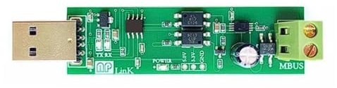 YUNNIAN Isolierte USB Zu MBUS Slave Adapter Konform Mit EN1434-Standards 42 V Einstellbare Spannungen 3 Busstromkapazität Eingebettetes Entwicklungsboard
