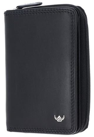 Golden Head Leder Geldbörse Polo RFID Protect RV-Börse 3317 Schwarz