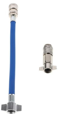 Raccordo Compressore Quick Connect in Acciaio Inox | Serbatoio Aria Compressa, Giunto per Tubo Flessibile, Tubo Aria in Connettore di Aspirazione Aria