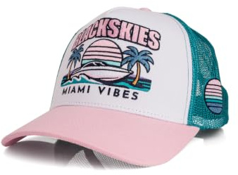 Blackskies® Trucker Baseball Cap Kollektion | Herren Damen Premium Snapback Schirm Mütze Kappe Basecap - Männer Frauen Unisex Streetwear Outdoor Sommer Freizeit