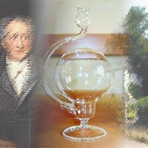 Storico acqua in vetro di Goethe