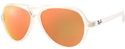 Ray-Ban Herren Cats 5000 Sonnenbrille, Transparent (Matte Trans), 59