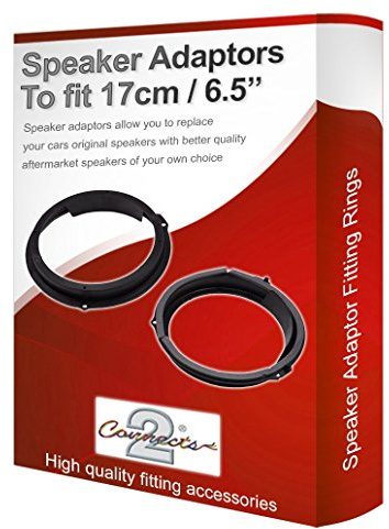 Ford Focus speaker adapter pods Front Door 17cm 6.5 fitting plates adaptors