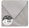 Clairefontaine - Ref 50078C - Pollen Iridescent Envelopes (Pack of 20) - 140 x 140mm in Size, 120gsm Paper, Suitable for Use with Inkjet or Laser Printers - Silver