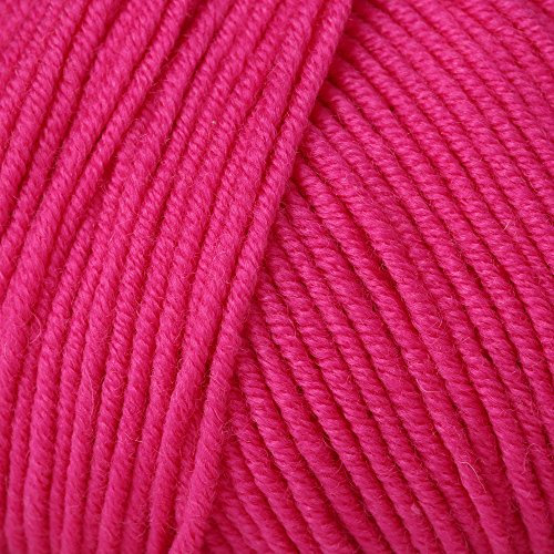 LANA GROSSA Cool Wool Uni | Extrafeine Merinowolle waschmaschinenfest und filzfrei | Handstrickgarn aus 100% Schurwolle (Merino extrafein) | 50g Wolle zum Stricken & Häkeln | 160m Garn FB 537