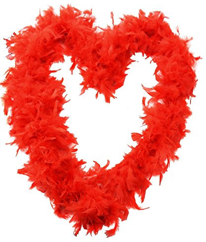 I LOVE FANCY DRESS ROTE FEDERBOA