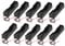 Yueton Pack of 10 Wire Lead Battery Storage Box Case Holder for 18650 Flat Tip Single Battery by Blovess