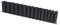 Voche® 15 Piece 3/8 Drive Deep Impact Socket Set with Metal Storage Rail