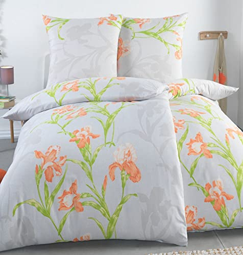 DreamHome 4 teilige Bettwäsche Mikrofaser AllSeason Bettbezug für Bettdecke, Steppdecken 135x200 und Kissen 80x80 Große Auswahl an Farben, Kissenbezug, Design - Motiv:Design 20