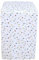 Vosarea Funda para Lavadora de Carga Superior Impermeable con Cremallera 56x60x82cm Patrón de Flores