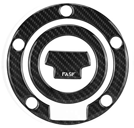 Adesivo Tappo Serbatoio Carburante Moto, Adesivo Coperchio Serbatoio Moto in Fibra di Carbonio