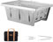 Naturehike Picknickgrill Edelstahl Kleiner Grill Portable Campinggrill Tragbar BBQ Grills Holzkohlegrills Klappgrill für Garten, Terrasse，Camping, Picknick