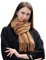 MASADA Damen Winterschal warmer und weicher Schal - Hellbraun
