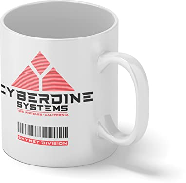 Cyberdyne Systems ART By Dune Inspired By Terminator Weiße Kaffeetasse Mug