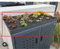 MY-MÜLLTONNE Aluminium Pflanzwanne für 2er 120 L Beton Mülltonnenbox (Pflanzdach)