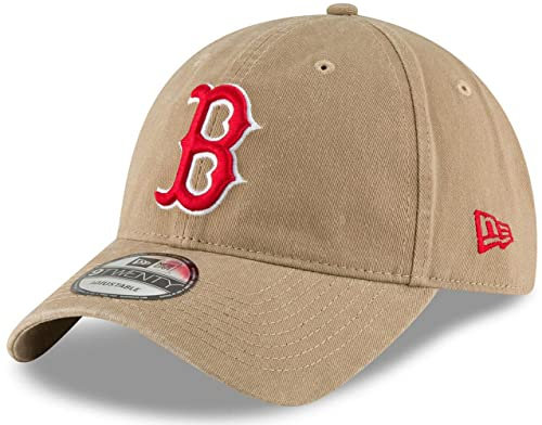 New Era MLB Khaki Core Classic 9TWENTY verstellbare Mütze, Einheitsgröße, Boston Red Sox Khaki, Einheitsgröße