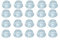 20 transparente Gummifüße, Stoßstangen-Pads, schalldämpfende Stoßstangen, Möbelpuffer-Pads, transparente Silikon-Pads für Möbel, Glastische, Türschutz (groß)