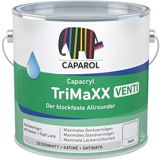 Caparol Capacryl TriMaXX Venti, weiss, 2,5 Liter Wasserbasis