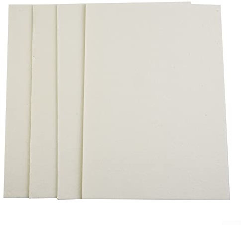 Feuilles d'isolation en fibre de céramique A4, joint d'isolation haute température ou doublure pour joints sur les conduits de conduits de conduits de conduits de conduits de nettoyage des portes et
