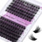 Cluster Wimpern DIY Lash Extensions Wimpern Extensions Cluster Wimpern Cluster 12-16mm 0.07mm Cluster Wimpern D Curl Cluster Lashes DIY Wimpern Cluster Wimpernverlängerung(FD18+B-D-MIX12-16)