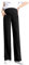 Olamao Pantalon de maternité Pantalon Slim Jambe Large Ceinture Ajustable Mode Confortable, Noir , L