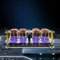 Oniissy IN-12 LED Nixie Uhr, Nixie Tube Clock, 4-Digit LED-Uhr, DIY Nixie Röhrenuhr, LED Digitaluhr, DIY Customized Photo Display, Digital Retro Vintage Uhr mit USB-Kabel（without tube）