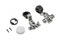 BRESKO 2-10 Stk Topfband Scharnier Glastürscharnier 26 mm Glas Glastür MöbelscharnierTopfscharnier Scharniere Möbelband Topfbänder Schrankscharnier Möbel Schrank Klappenband (Innenanschlag, 4 Stück)