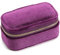 Small Purple Velvet Jewellery Box - Plush Portable Travel Jewelry Storage Boxes for Earrings Necklace Bracelet Purple4901