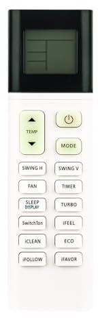 VINABTY Nuevo AC Mando a Distancia de Repuesto para Daikin Universal Air Conditioning Remote Controller